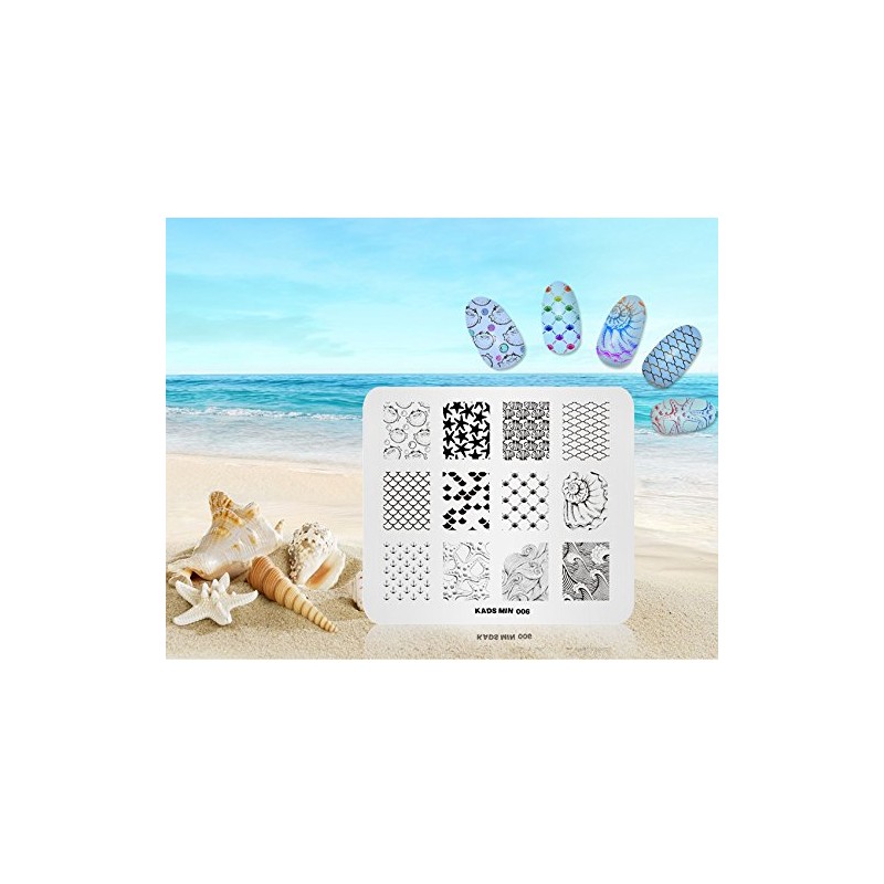 KADS Nail Stamping Image Plate Holder Plate Stand Tray for