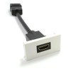 kenable Faceplate Module 3D HDMI Socket Panel Mount Stub 15cm