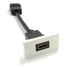 kenable Faceplate Module 3D HDMI Socket Panel Mount Stub 15cm