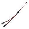 3Pcs RC Models JR Extension Cable, 1-to-2 Y Magnetic Snap-on