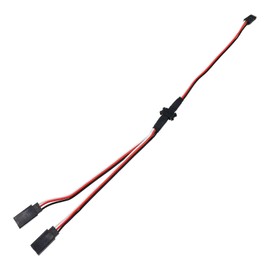 3Pcs RC Models JR Extension Cable, 1-to-2 Y Magnetic Snap-on for RC Cars, Planes, Drones, and Other DIY Models