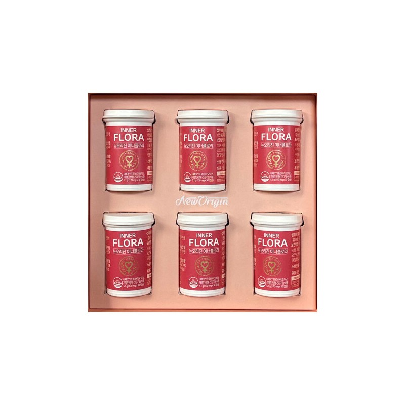 New Origin Innerflora UREX 170mg x 30 capsules x 6
