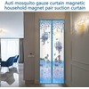 Magnetic Screen Door with Double-Sided Tape 37 x 83 Inches