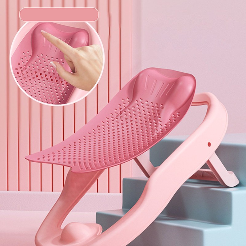 Baby Bath Support Sitting And Lying Infant Shower Bracket Non