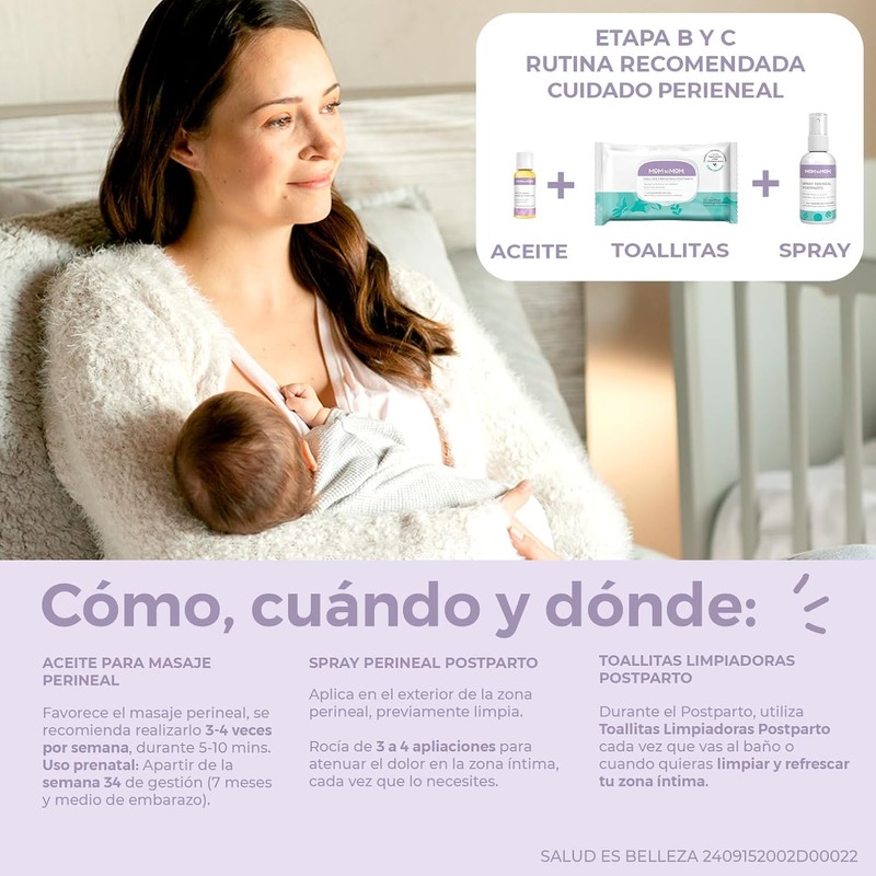 MOM to MOM Kit Cuidado Zona Perineal en el Embarazo
