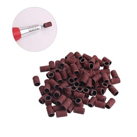 Outanaya 200pcs Nail Drill Sanding Bands Grit Grinding Polisher for Manicure and Pedicure Material for Natural Artificial Nails