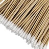 200 Pcs 6 Inch Long Bamboo Cotton Swabs with Wooden