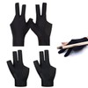 KLHCDUO 4PCS Billiard Gloves, Left Hand 3-Finger Gloves, Non-Slip Breathable