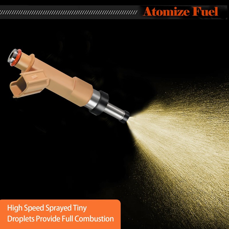 STZJAYE Fuel Injectors 23250-0T020 Set of 4 Compatible with Toyota