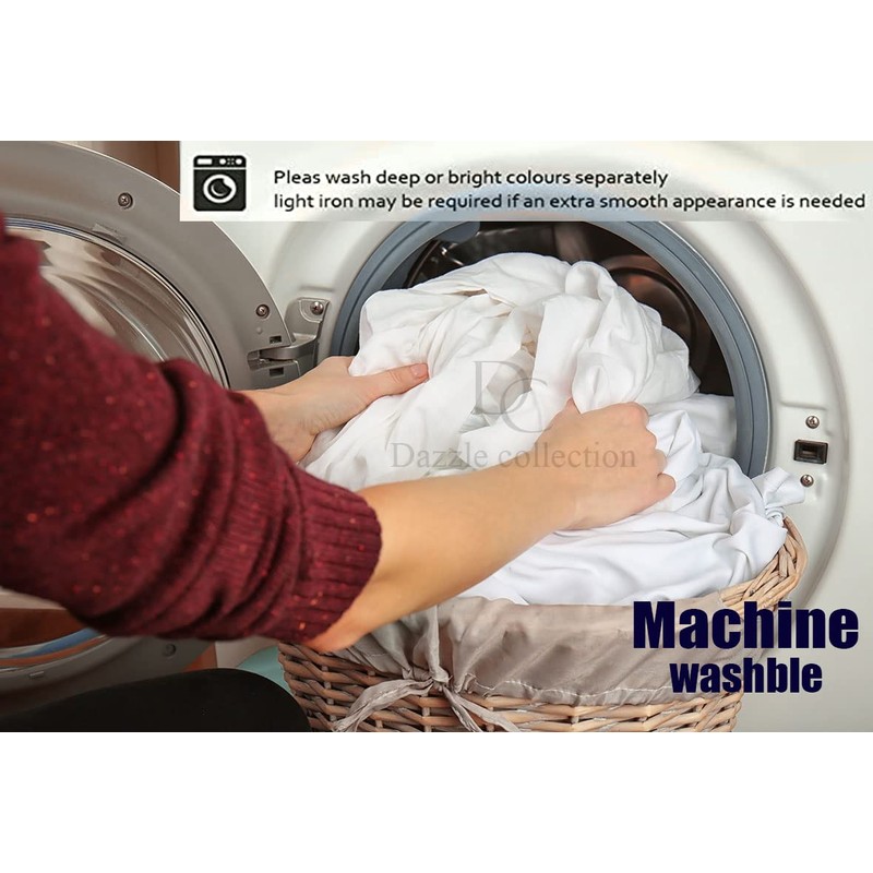 Fitted Sheet 100% Egyptian Cotton 200 Thread Count 25cm Deep