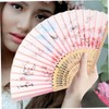 GRIRIW Classic Retro Chinese Folding Fan Set Bamboo Craftsmanship for