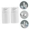 Healvian 3pcs Travel Toiletry Press Bottles Squeezable Lotion Containers Airless