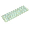 Keyboard Mouse Combo 2.4G Retro Multi Color Mute Cover Wireless