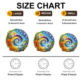 Funnli Wooden Puzzles for Adults and Children, Unique Animal Shape/Plants Wooden Puzzle (Lifetime), Puzzle Made of Animal Pieces