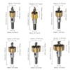 6Pcs Bestgle HSS Hole Saw Cutter, Hole Saw Kit for