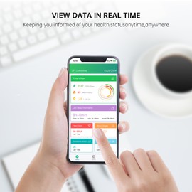 GenXenon Smart Ring -Black-Size 12 Health Tracker with Free Subscription, Gesture Beauty Photo & Brush Video, Fitness Sleep Heart Rate Blood Oxygen Tracking Ring with Charging Case,Gifts for Women Men