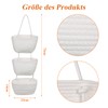 Door Hanging Basket 3 Animal Braided Cotton Rope Wall Mounted