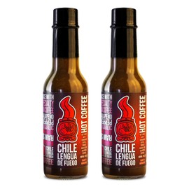 Chile Lengua de Fuego Mild Hot Sauce (Pack of 2, Hot Coffee)