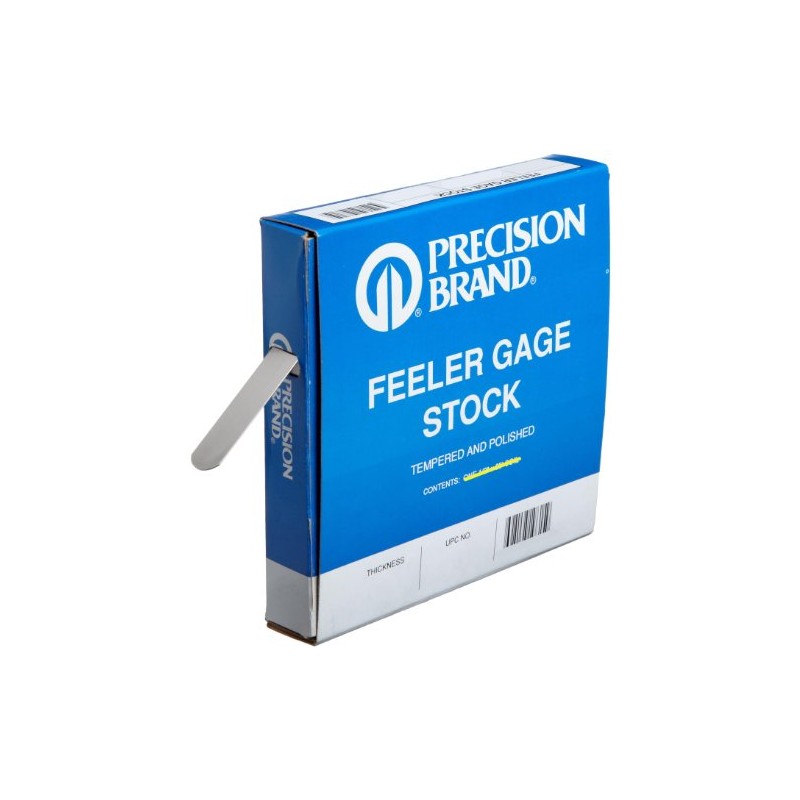 Precision Brand 19390 Steel Thickness Feeler Gage Coil, 0.010" Thickness,