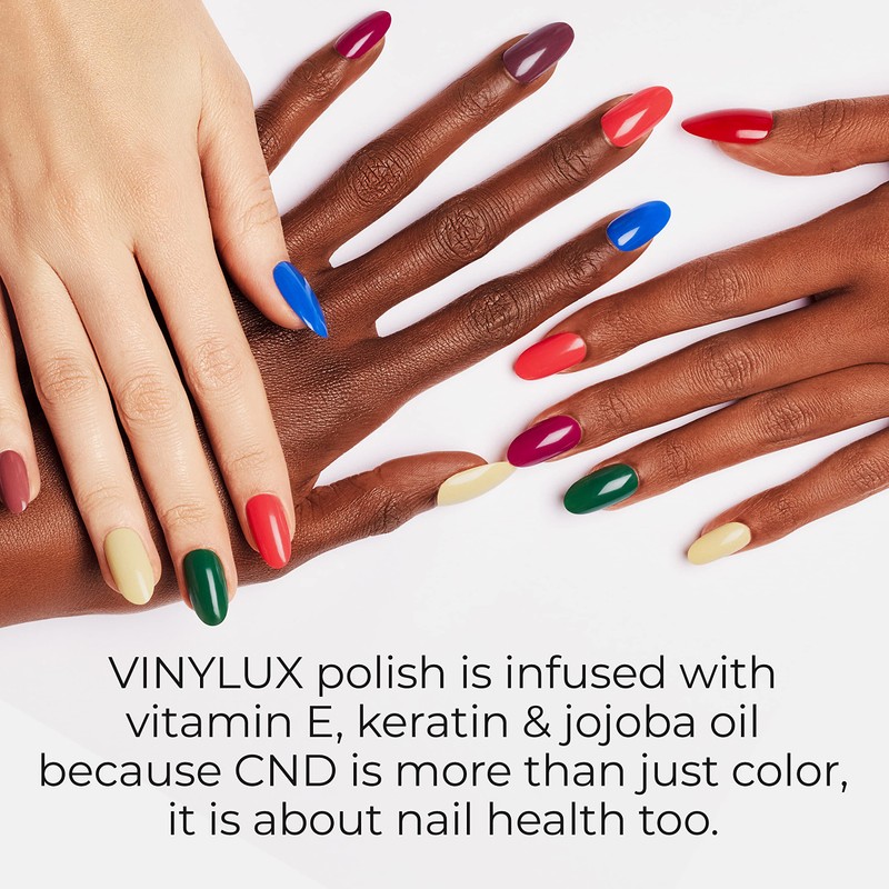CND Vinylux Longwear Red Nail Polish, Gel-like Shine & Chip