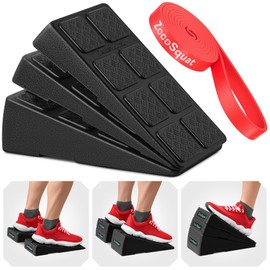 Squat Wedge - Squat Wedge Block 520 LBS Weight Capacity - Slant Board for Calf Stretching - Calf Stretcher Slant Board - yoga blocks