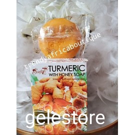 k. brothers 6  Soap: Soft 7 Turmeric With Honey Soap. Smoot, SOFT, Radiant Skin. 120g 👌👌
