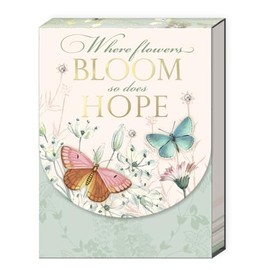 Punch Studio Nature's Grace Bloom & Hope, Mini Pocket Notepad, 75 Pages (59265)