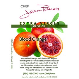 100% naturally infused Blood Orange Olive Oil 375ml (12.5oz)