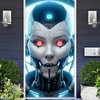 Scientific Robot Artificial Intelligence Banner Backdrop AI Robot Theme Decor
