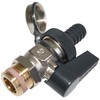 Oventrop 1033354 Ball Valve Optiflex 1/2 Inch Nickel-Plated with Hose
