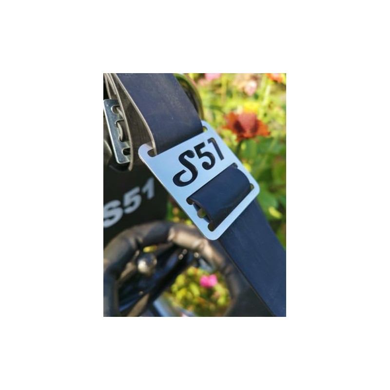 zwoatakter Simson S51 Rubber Pannier Rack Buckle S51
