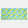 Dreamscene Microfibre Beach Towel Blue Lemon, Swim Towels for Adults