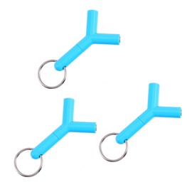 ORFOFE 3pcs Y-Shape Headset Splitter Adapter Portable Audio Connector for Couples Compact and Earphone Sharing Device