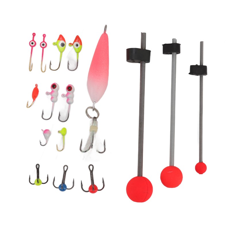 Winter Fishing Set High Strength with Plastic Box Ice Fishing
