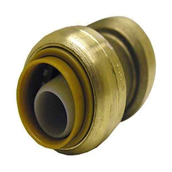 LASCO 19-8004 Magnagrip, Brass Push Fit Fitting, Use On PEX,