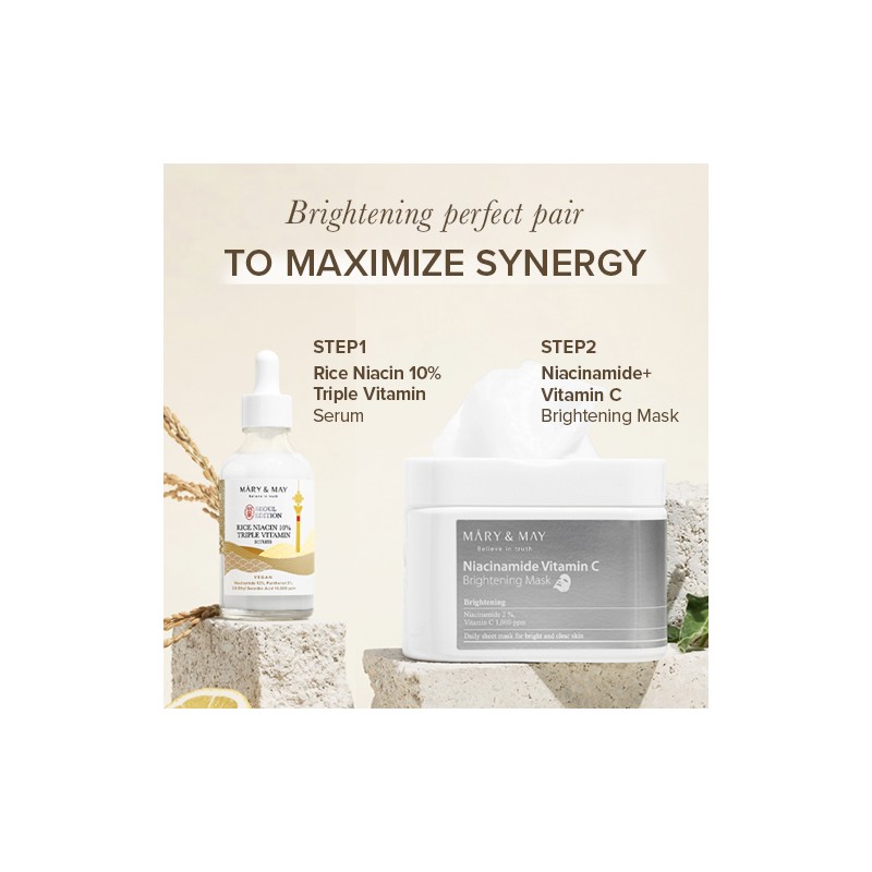 Mary&May [Mary&May]Rice Niacin 10% Triple Vitamin Serum 80ml