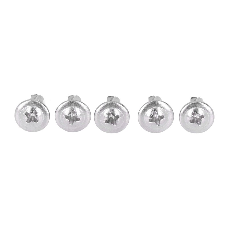 200Pcs Self Drilling Screw Stainless Steel Round Washer Head M4.8x13