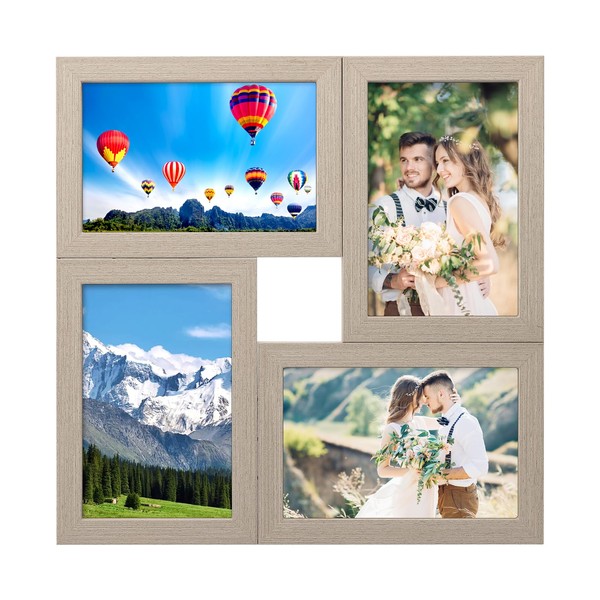 HENGBIRD Collage Picture Frame, Wooden Collage, Photo Collage, Photo Frame