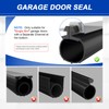 DGSL Garage Door Seals Bottom Rubber,16FT Single Slot Garage Door