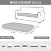 Easy-Going Waterproof Couch Cushion Covers for Couches and Sofas, Stretch