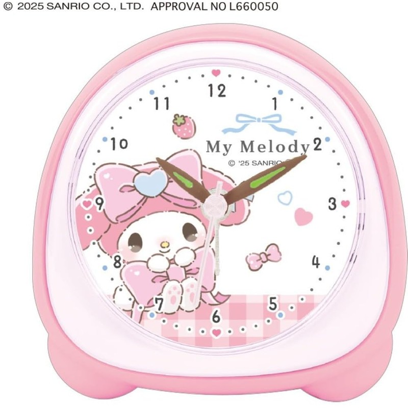 Sanrio My Melody Mini Light Clock, Lunn Ribbon