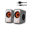 OROW PC Speakers, Mini Computer Speaker for PC with Bass