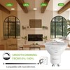 6 Pack GU10 LED Spotlight Bulbs,Dimmable, 5000K Daylight 582LM, 50W