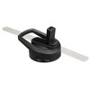 Fifty/Fifty A68002BK0 Wide Mouth Cap Lid Water Bottle with Straw,