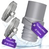 Vioks.pro Set of 2 Hose Clamp 20-32 mm Diameter and