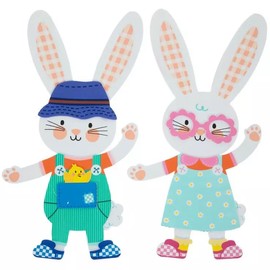 Easter Bunny Foam Craft Kit - Makes 2