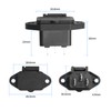PNGKNYOCN C14 Panel Mount Plug，AC 250V 10A IEC 320 C14