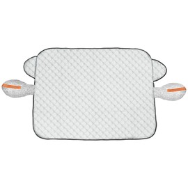 Hihaha Car Windshield Cover Thick Windscreen Cover with Reflective Strip Snow Protector for Winter Sun Shade UV for Trucks and SUVs