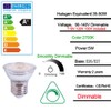 ukzboss PAR16 E27 5W 120V Dimmable 2700K Soft White Spotlight