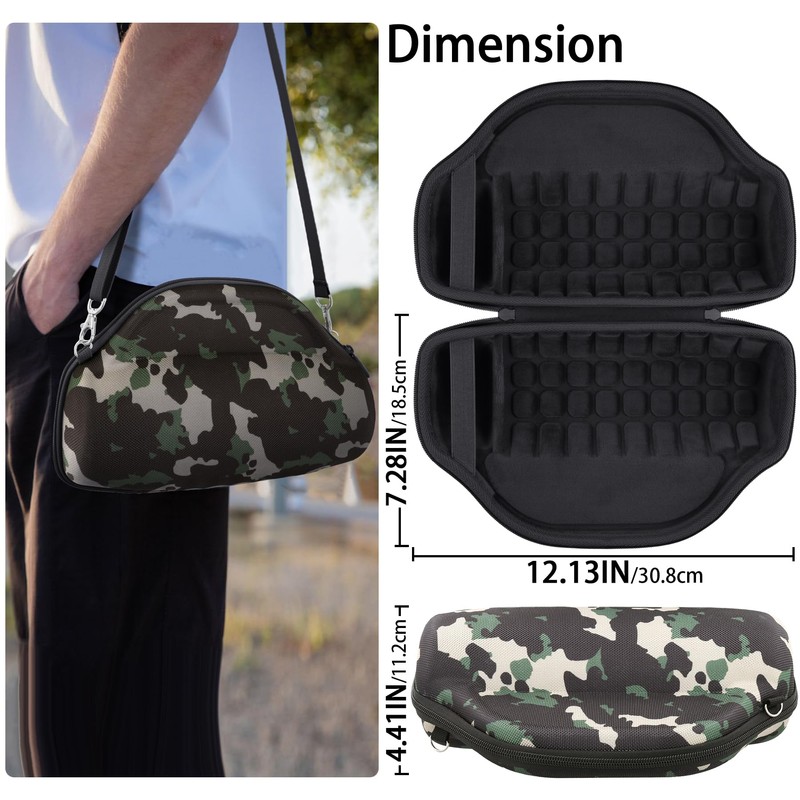 co2CREA Hard Carrying Bag Storge Case for JBL Charge 6